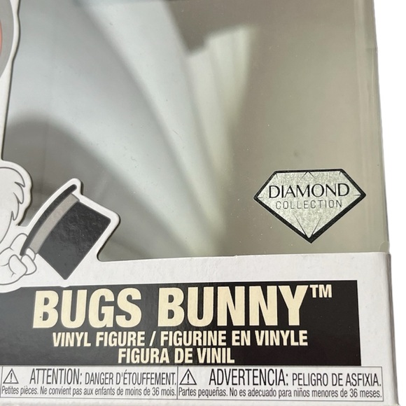Bugs Bunny Diamond Silver Funko POP! Exclusive - Picture 6 of 8